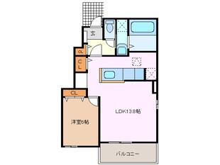 亀山駅 徒歩78分 1階の物件間取画像